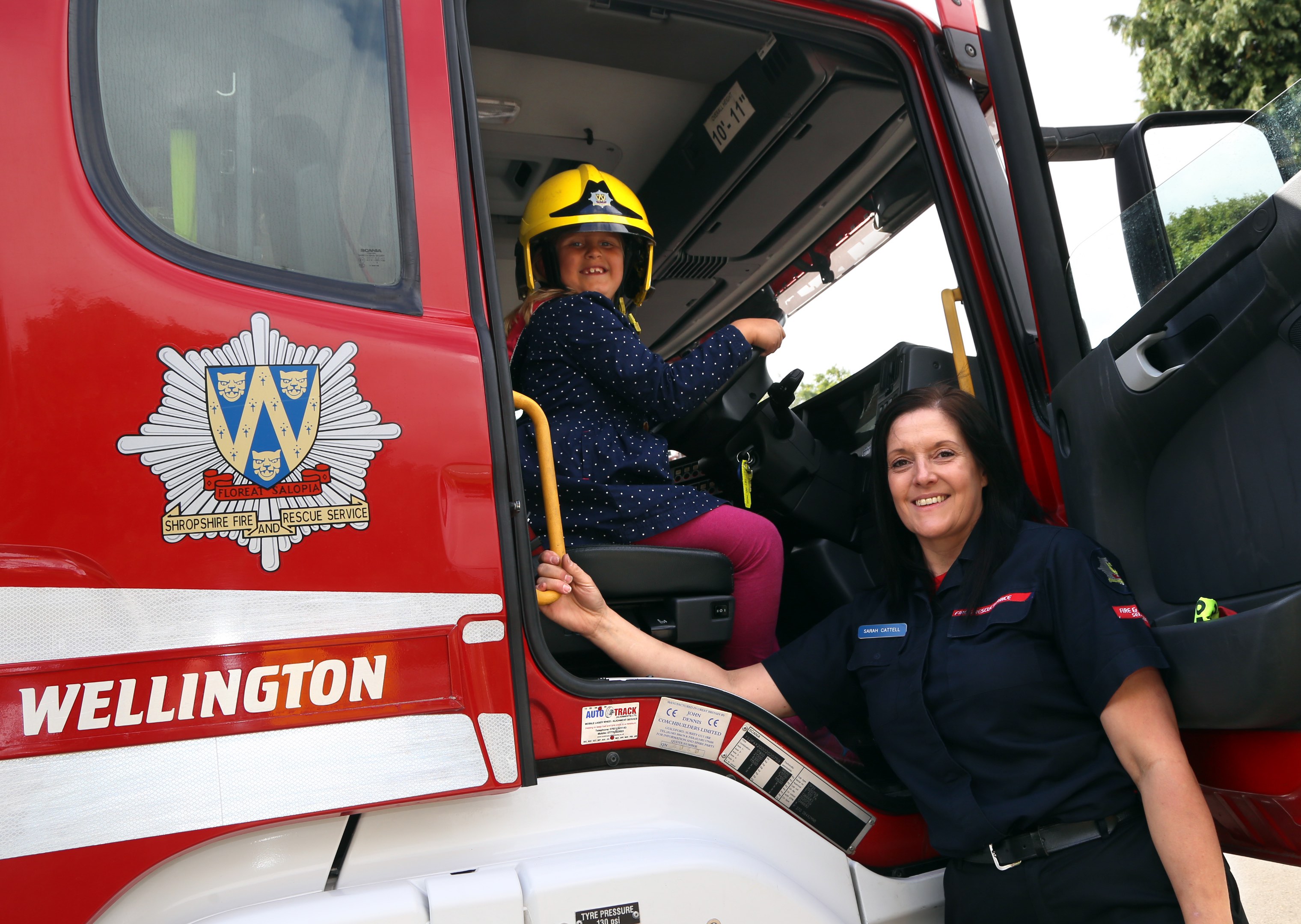 Wellington Fire Station Open Day Fun Shropshire Fire and Rescue Service